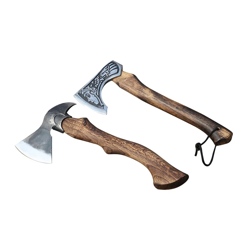 Logging, chopping wood, camping tools, camping axe, opposite sex hook axe, manganese steel forged outdoor axe