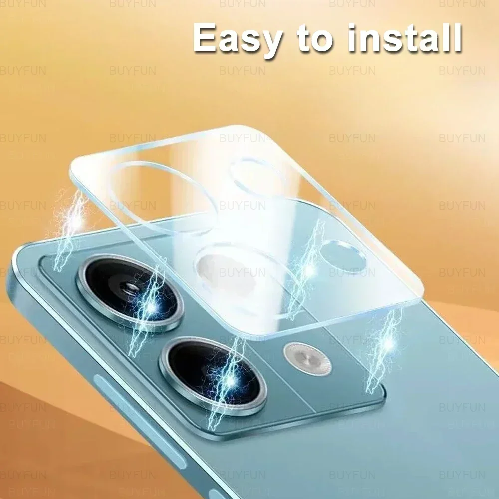 Capa de tela de vidro temperado para Xiaomi, Redmi Note13, 4G, protetor de lente 3D, Redmi Note 13 Pro Plus, 13 Pro, 5G, 1-4pcs