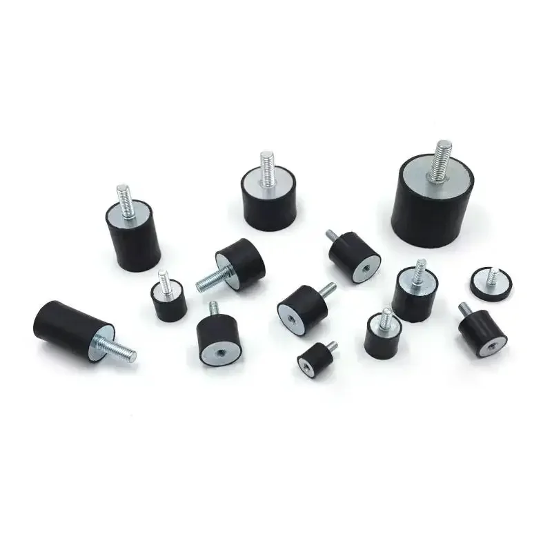 4Pcs M6 M8 Male to Female Thread Rubber Pad Vibration Shock Anti Absorber Damper Isolation Crash Mount