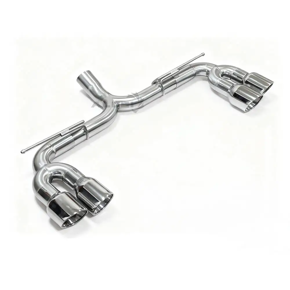 

For Audi S3 2.0T 8V 2014-2020 Cat Rear Exhaust System , 4 Exhaust Nozzles High Performance Cat Rear Exhaust