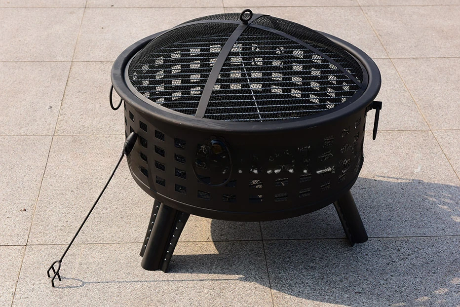 Charcoal brazier iron brazier outdoor brazier barbecue brazier professional mail order packaging courtyard furniture