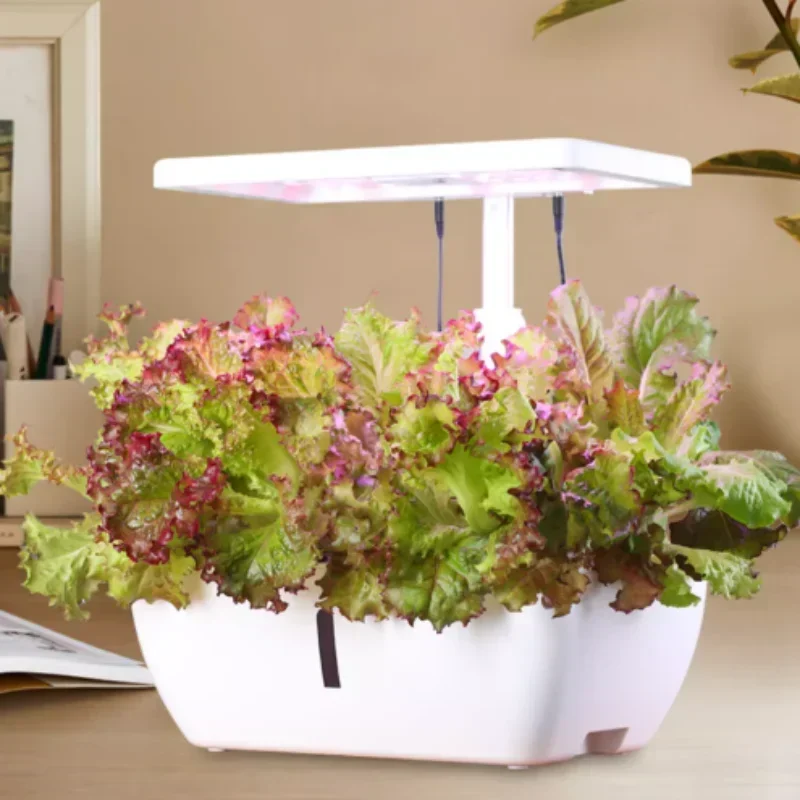 Soilless Hydroponics System Indoor Intelligent Fram Vegetable Planter Hydroponic Equipment Garden Pots Family Vegetable Box w