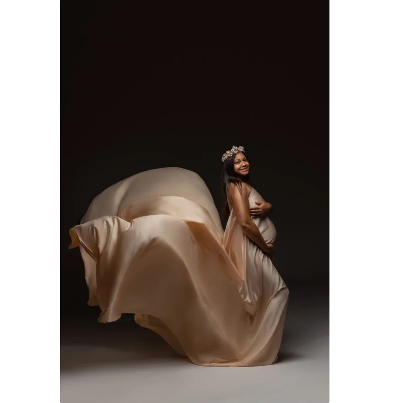 

Атласная ткань для фотосессии беременных — шелковистый фон 3 м/5 м для съемки новорожденных — глянцевая студийная опора, обертка и фон для детского душа