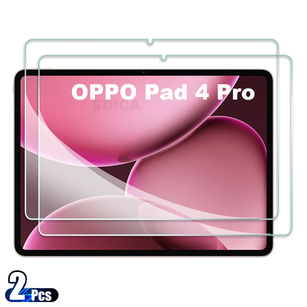 

2 шт. для OPPO Pad 4 Pro 13,2-дюймовая защитная пленка из закаленного стекла для экрана 4Pro 2025 Tablet Защитная пленка HD от царапин