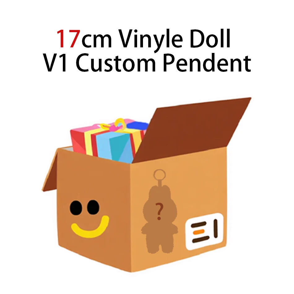 

New 17cm Replica V1 Handmade Custom Vinyl Doll Pendant Children Contact Customer Service To Specify Style Blind Box Holiday Gift