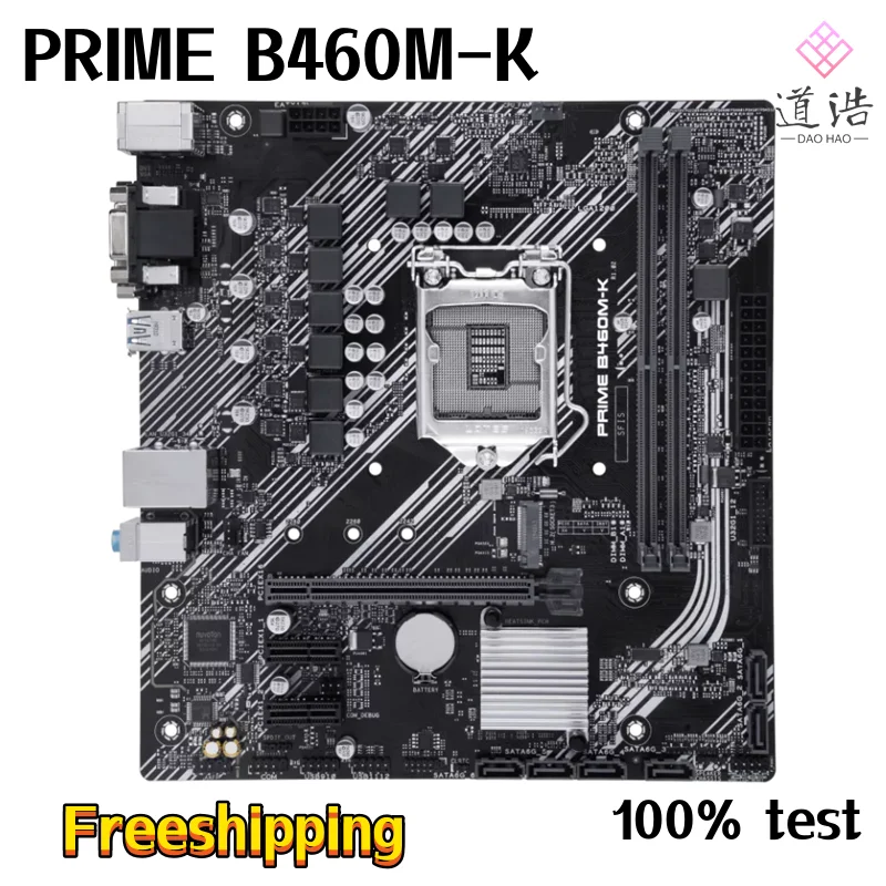 

For PRIME B460M-K Motherboard 64GB M.2 PCI-E3.0 LGA 1200 DDR4 Micro ATX B460 Mainboard 100% Tested Fully Work