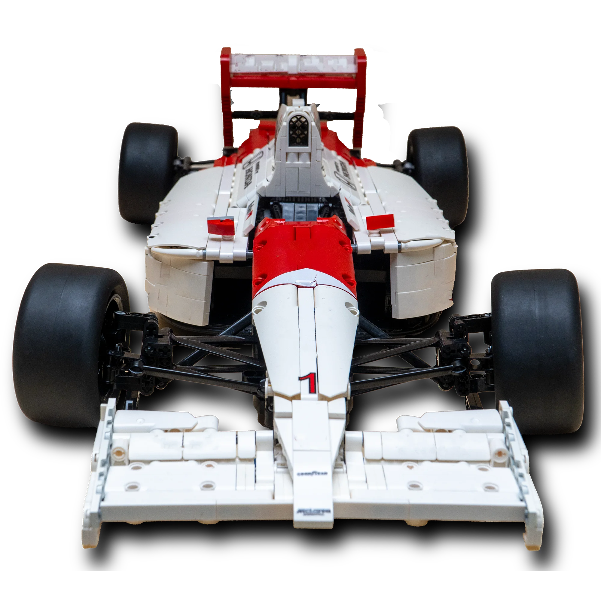 MOC-180921 F1 MP4/6 1:8 Scale Senna Building Blocks Car Model Formula one 42171 gift boy