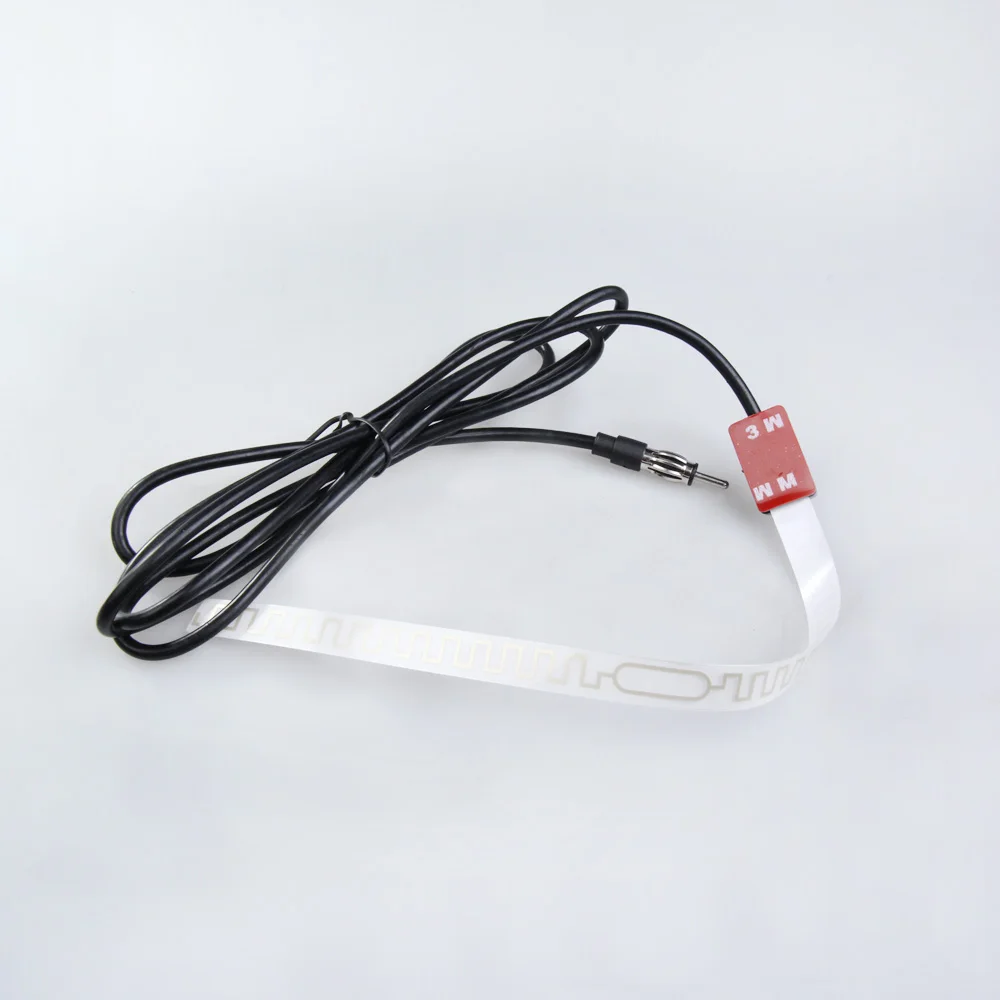 Car FM Antenna Amplified Universal Indoor 12V Glass Adhesive