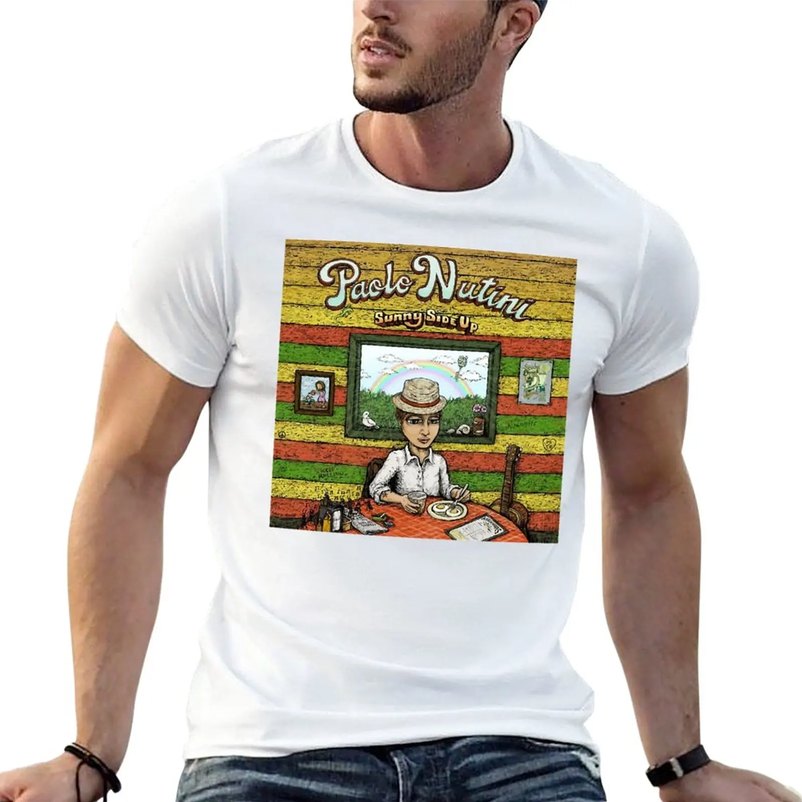 New album d_art le plus vendu chanteur auteur-compositeur voix guitare paolo nutini T-Shirt custom t shirt mens vintage t shirts