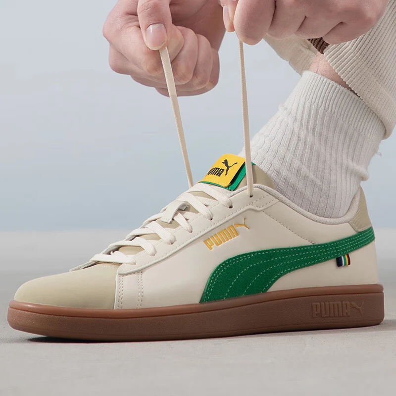 

Puma, оригинальные 2024, новые мужские и женские износостойкие повседневные туфли в стиле ретро с низким вырезом 396147-01