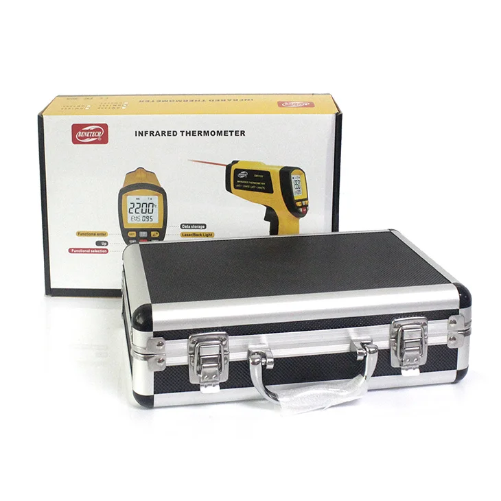 0.1 Accuracy And Industrial Usage Laser IR Thermometer Handheld Infrared GM-1650 200~1650 Degree C