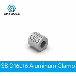 D16L16 2/3/4/5/6/6.35/8mm accoppiatore albero flessibile in alluminio bloccaggio giunto rigido connettore motore D16 L16