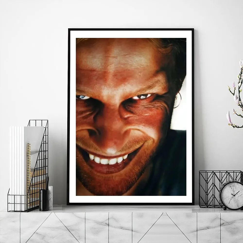 Dj Aphex Twin Poster Gallery Prints Self Adhesive Home Decor Decoration Wall Decals Living Room Sticker