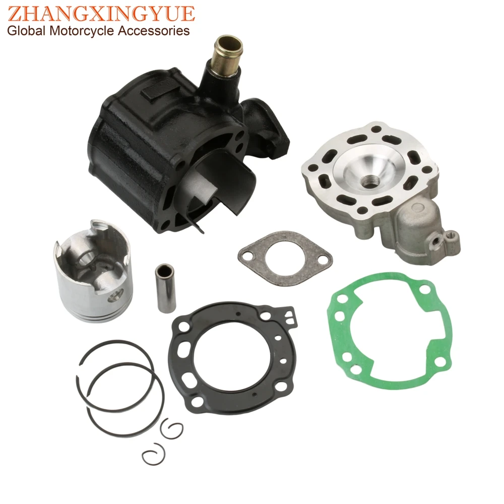 Scooter 70cc Big Bore Cylinder Kit & Head For Aprilia SR 50 Fun Master Racing Sport LC 50cc 47mm/12mm 2-Stroke