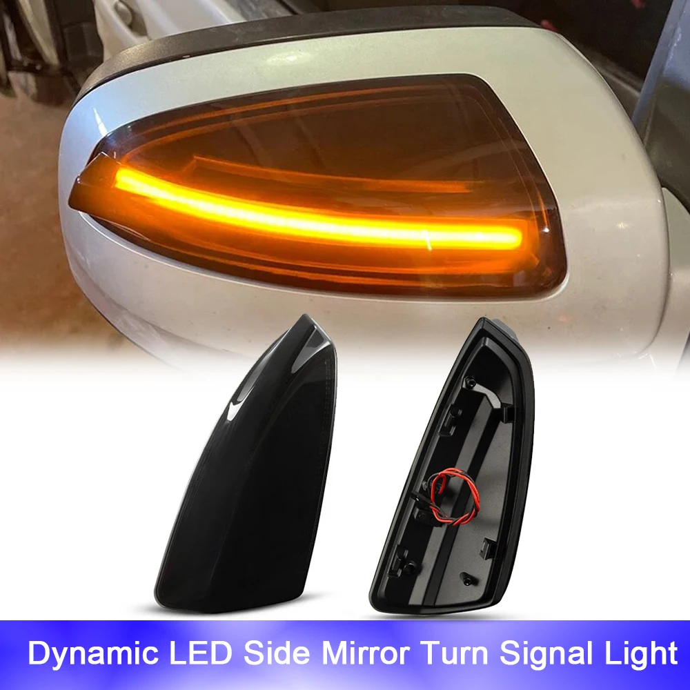 

Smoked Side Mirror LED Repeat Blinker Turn Signal Marker Light for Mercedes Benz ML-Class W164 ML350 ML420 ML450 Vito Bus W639