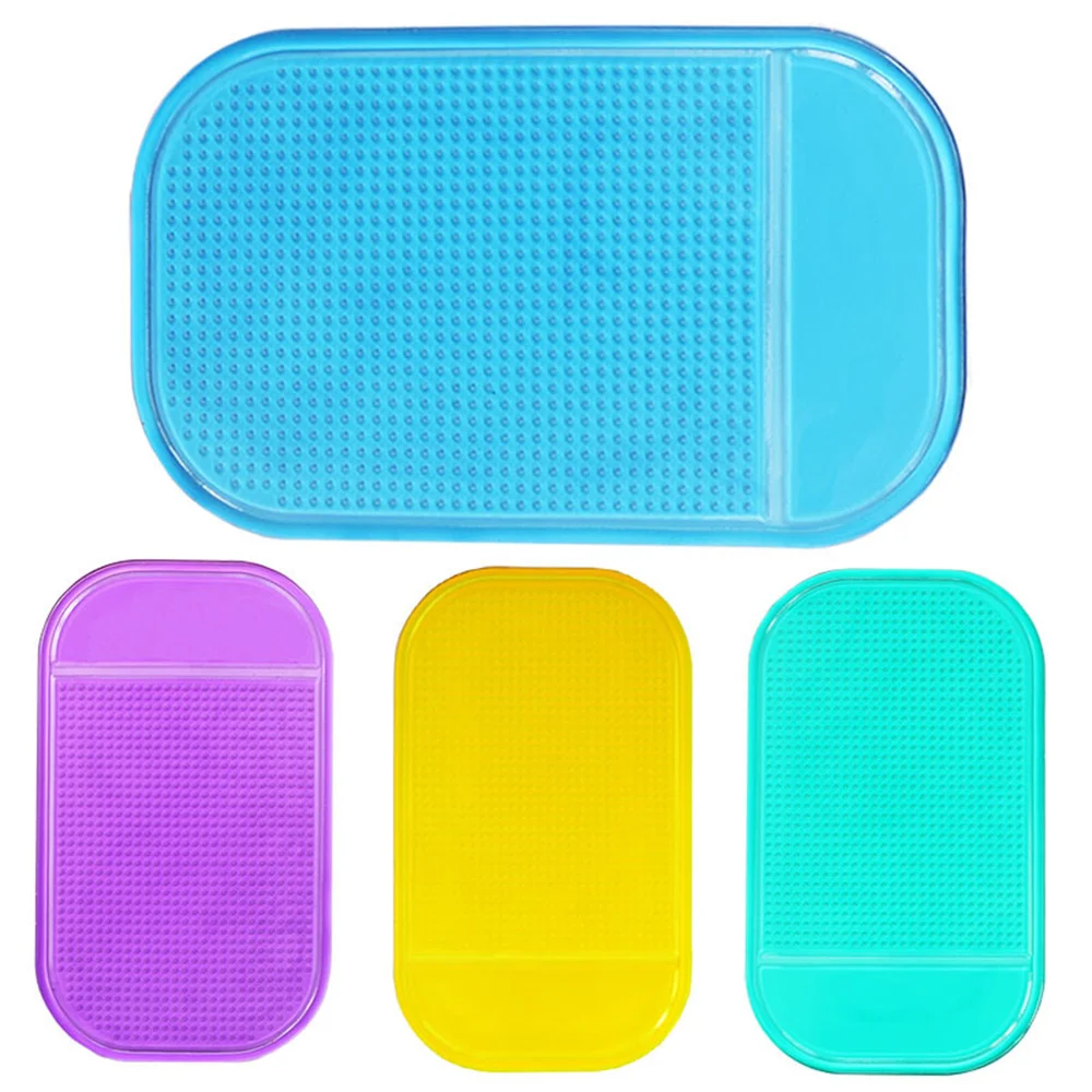 142*83mm Multi-Color Car Gadget Styling Sticky Silicone Material Anti Non Slip Mat Car Accessories Car Sticky Anti-Slip Mat