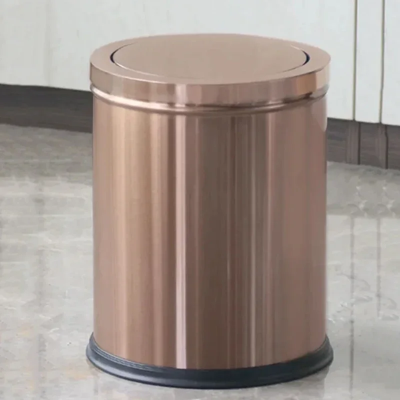 

Waste Bins Golden Wastebasket Bedroom Garbage Kitchen Office Small Trash Can Bathroom Мусорное Ведро Kitchen Accessories