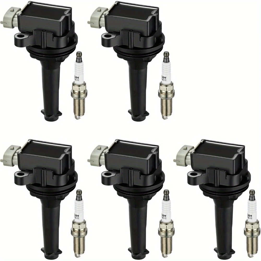 

Катушка зажигания UF517 + иридиевые свечи зажигания AP5325 для Volvo C30-S60/XC70 2.4L-2,5L (5 шт.)