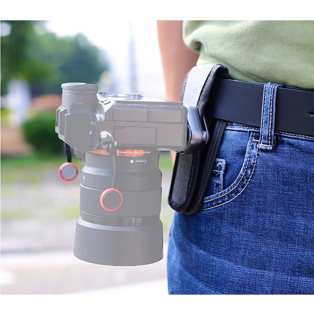 Schnell verschluss Rucksack Riemen Clip Universal Taille montiert DSLR-Kamera Schnell schalter Platte Klemme Fotografie Zubehör – Detail 1