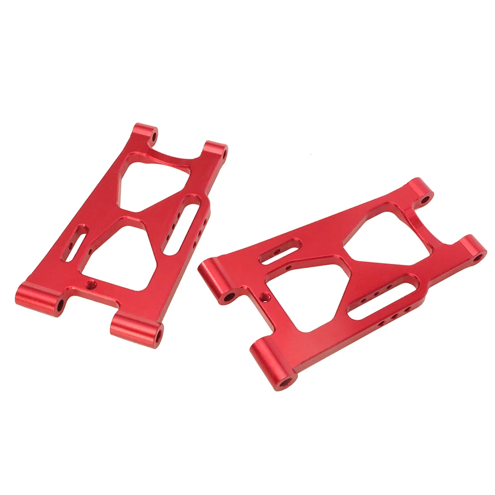 Para MJX Hyper Go 7303 1/7 RC coche brazo de Control inferior trasero de aluminio, P73250 piezas de mejora de Metal accesorios 2 uds