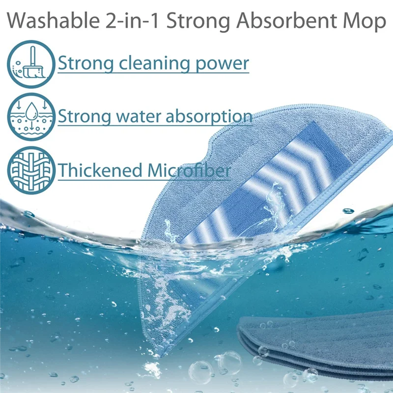 

Classy-25PCS Accessories Kit For Xiaomi Roborock S7, S7+,S7 Maxv, S7 Maxv Plus, T7,T7S,G10S,G10S PRO Robot Vacuum Cleaner