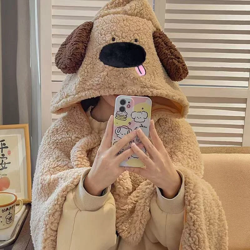 

Милая шаль для маленькой собачки, плюшевый плащ