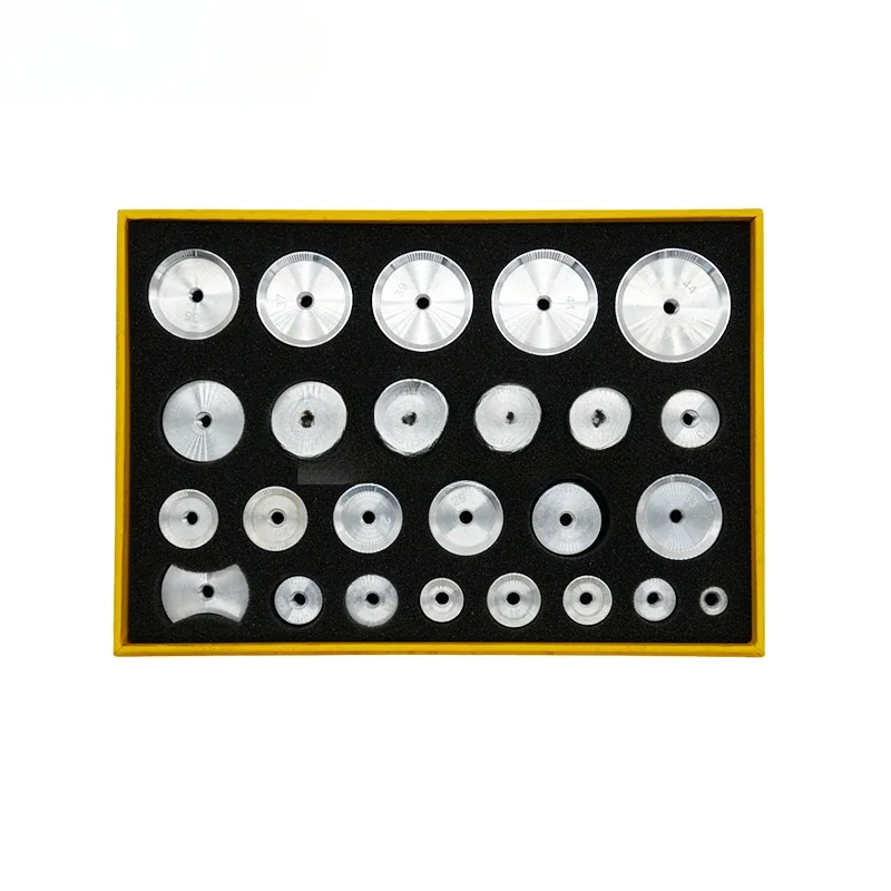 Watch repair tool, watch capping machine, aluminum alloy mold, 25 sets, pressure gauge capping machine mold