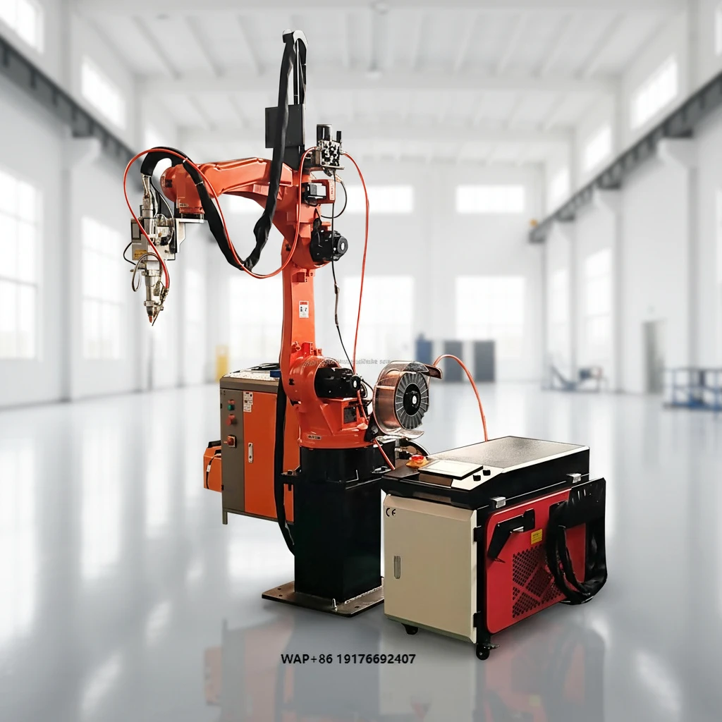 6-Axis Articulated Industrial Robotic Welding Machine for Aluminum Pipe and Sheet Metal Offline Programming Robot  Welders