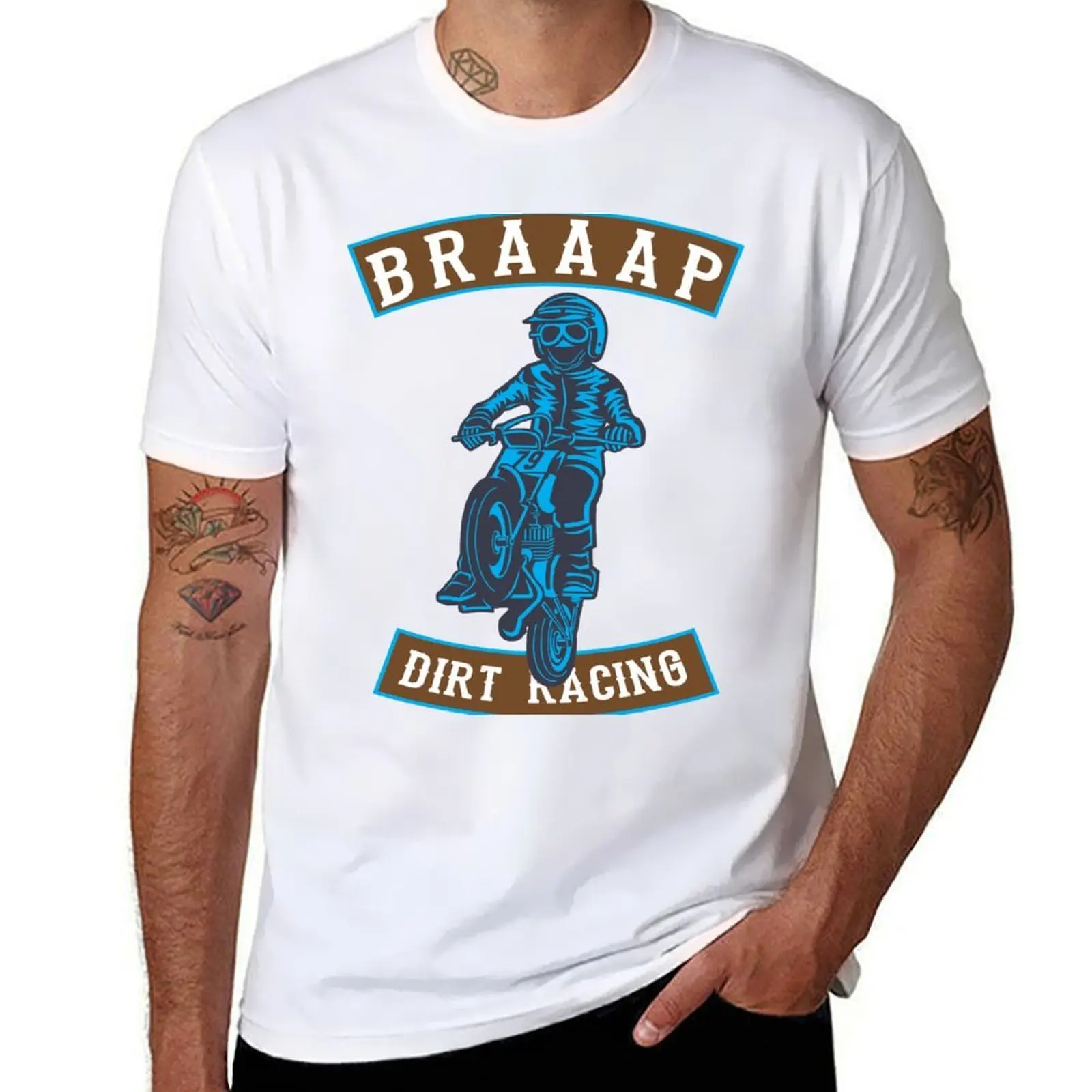 

VINTAGE BRAP BRAAP-BRAAAP FUNNY DIRT BIKE RACING MOTORCROSS T-SHIRT T-Shirt essential t shirt anime t shirts oversize T-Shirt