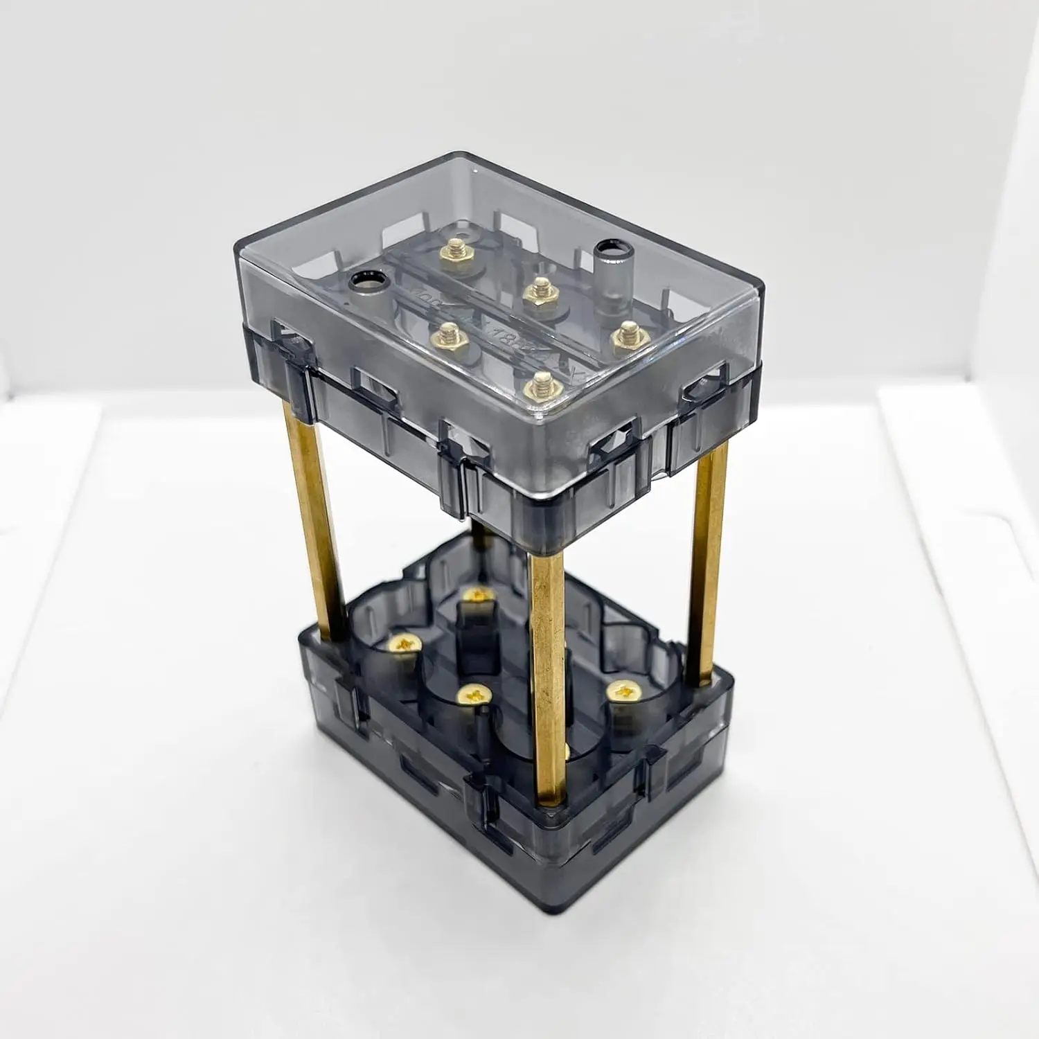 

Прозрачный модульный корпус батареи 21700/18650, кронштейн для хранения энергии без пайки, сильноточный корпус источника питания для DIY