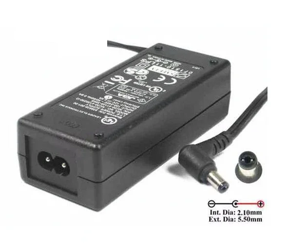 

Power Adapter NU30-4120250-I3, 12V 2.5A, Barrel 5.5/2.1mm, 2-Prong