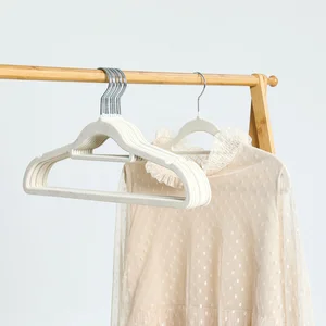 شماعات متجر الملابس الموفرة للمساحة ، أرفف متدفقة ، متينة للغاية ، كتف غير قابلة للانزلاق ، 10 جودة عالية أعلى 10 بيع متجر الملابس عرض موقف - No5