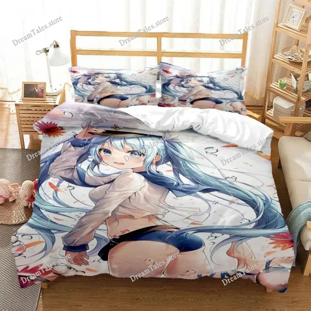 

3D Printed Anime Princess Girl Hime Bedding Set Boys Girls Twin Queen Size Duvet Cover Pillowcase Bed Kids Adult Home Textile