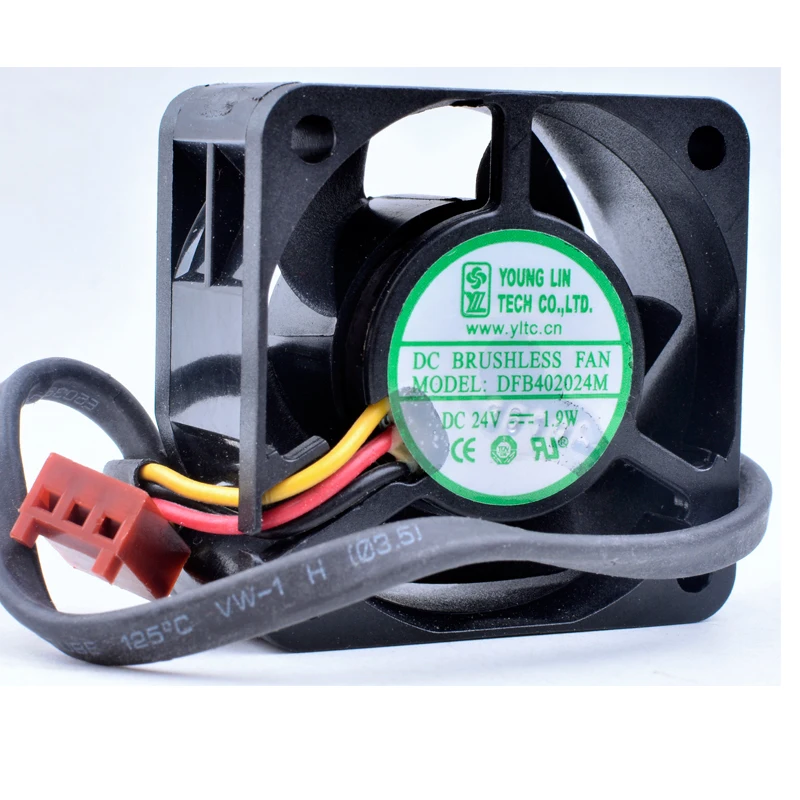 Brand new original DFB402024M 4cm 4020 40mm fan DC24V 1.9W 3 line double ball inverter switch server cooling fan