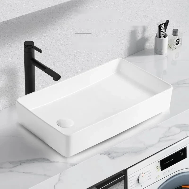 

For Petit Ark De Scène Lavabo De Balcon, Lavabo À Proximité Latérale, Table De Lavage En Céramique, Bassin