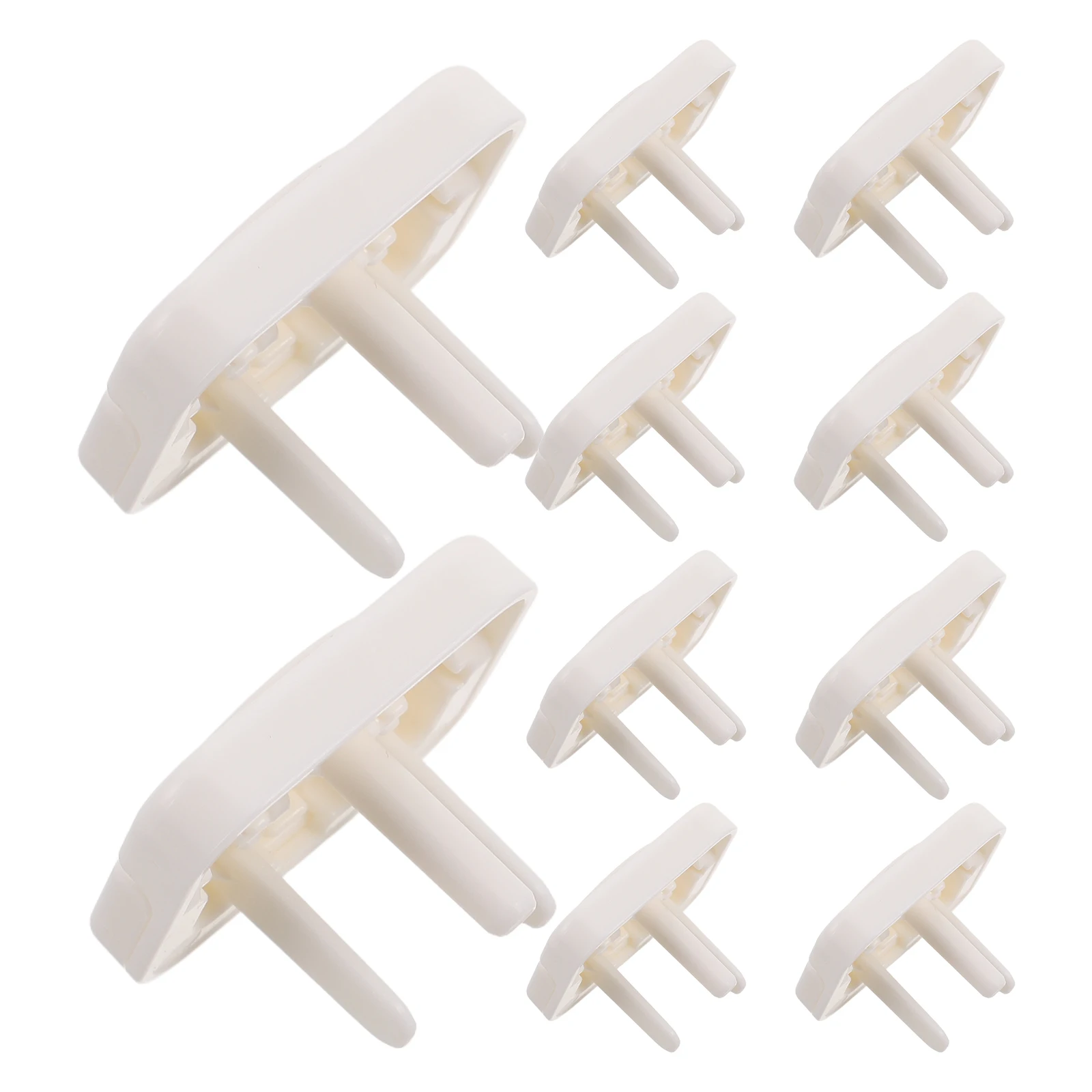 

45pcs Child Proof Socket Covers Power Supply Protective Plug Baby Outlet Safety White Protectors for Infant Electrical