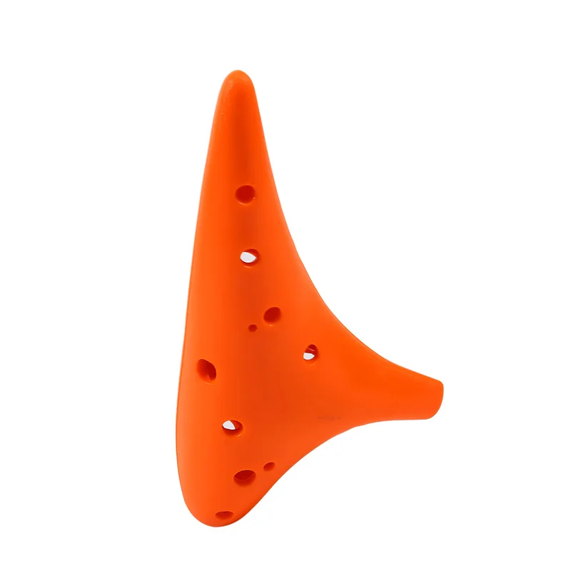 1PC 12-hole Ocarina Resin Plastic Alto C Tuning Ocarina New 12-hole Multicolor Flute Adult Children\'s Instrument