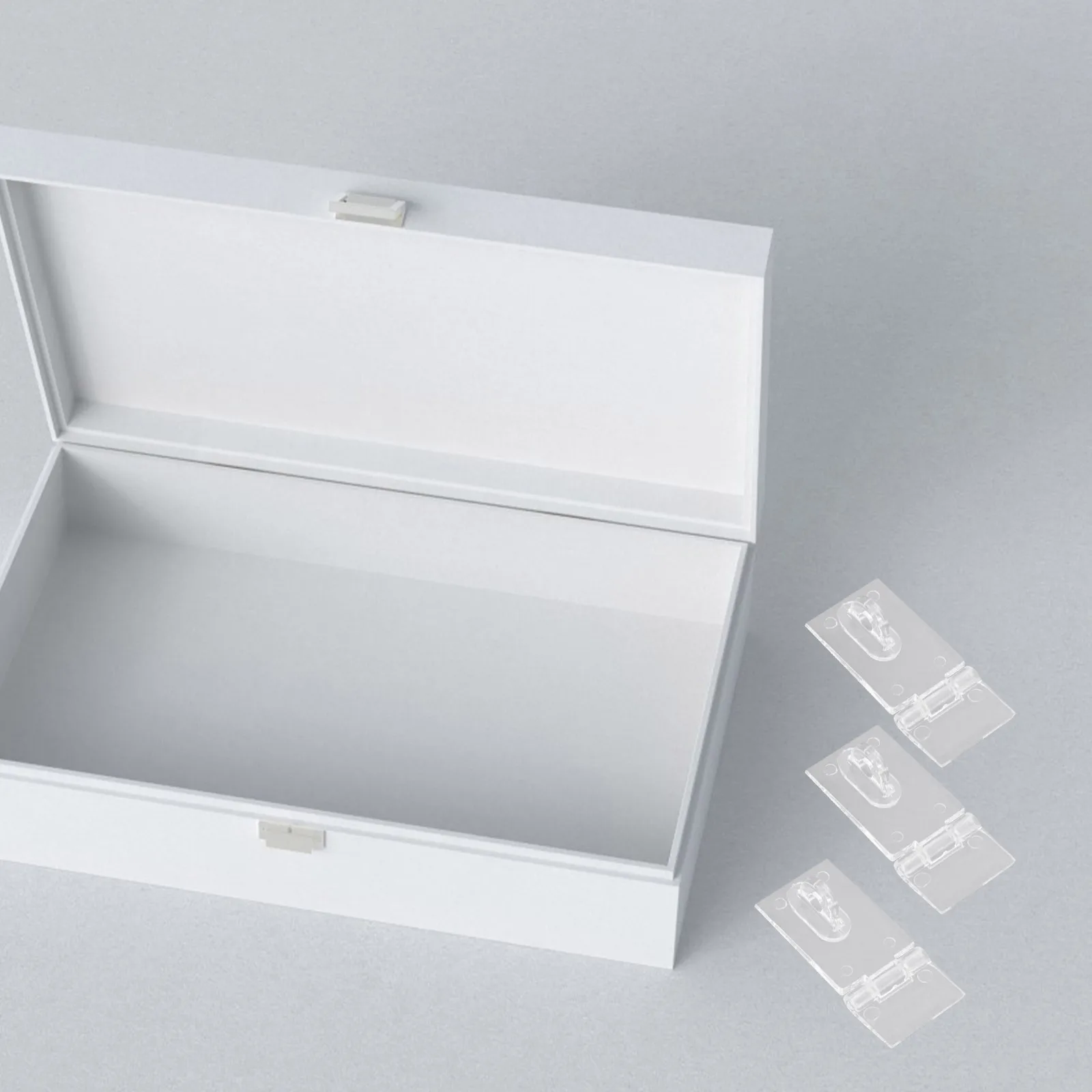 

Transparent Acrylic Latches 5 Sets Cabinet Door Locks Black Hasp Gate Latch Shed Hardware Screen Cooler Resin