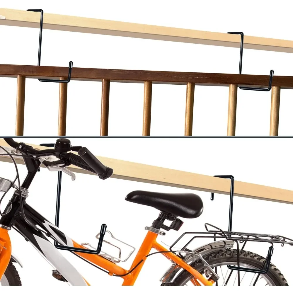 1/3/6/9Pcs S-Hooks Garage Hooks Heavy Duty Large No Drilling Required Ladder Bicycle Rafter Hanger Garden Organizer Tool