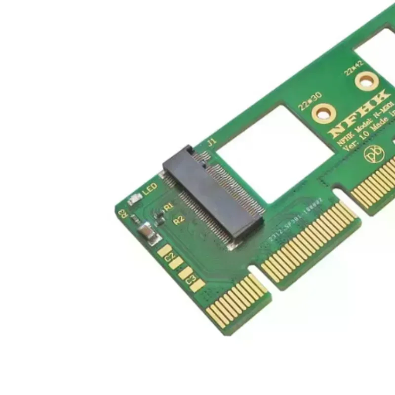 

NVMe M.2 NGFF SSD Adapter Riser Card PCI Express 3.0 16x X4 Converter For Enhanced Data Transfer Speeds