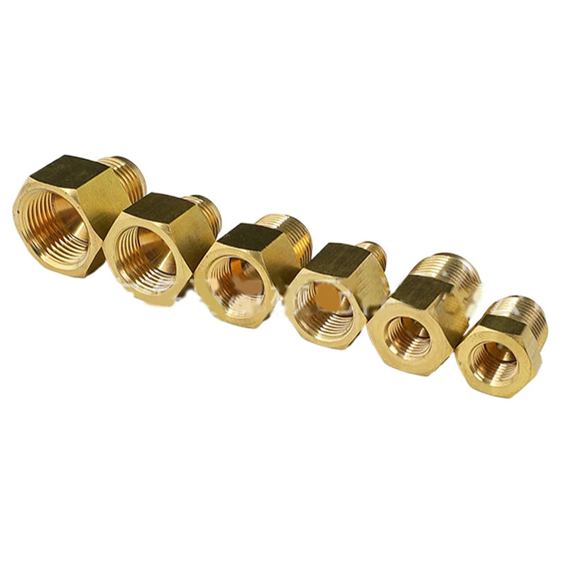 45 degrés SAE-Standard 1/4 "3/8" 1/2 "3/4" évasé femelle à mâle réducteur de raccord adaptateur de connecteur de tuyau en laiton climatisation