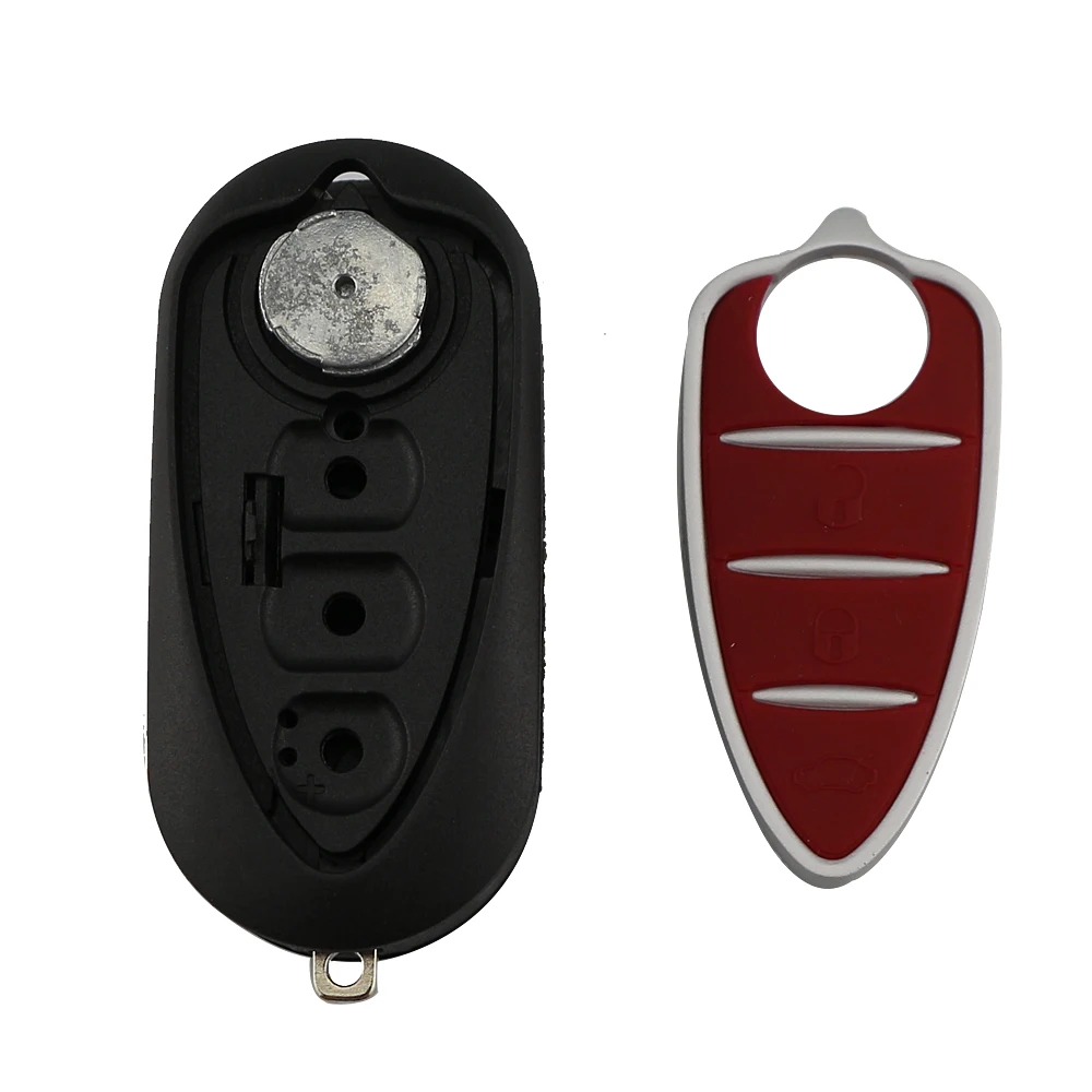 YIQIXIN 3 Buttons Flip Folding Car Key Shell Case Cover For Alfa Romeo Mito Giulietta 159 GTA Remote Control Key Fob SIP22 Blade