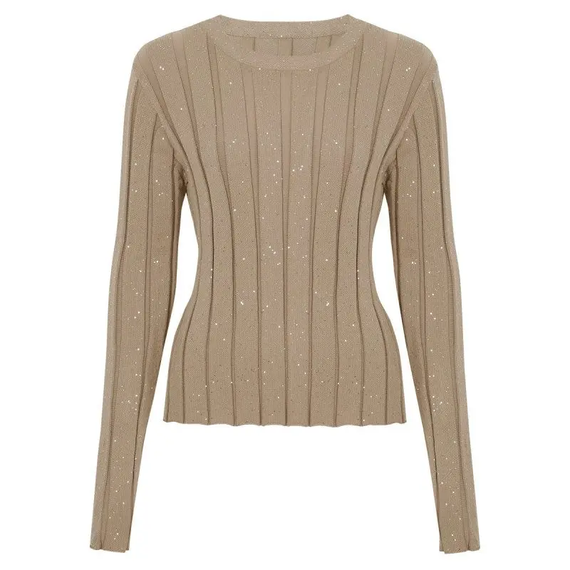 

High Quality Women's Knitted Long Sleeve Sweater Classic Fashionable Spring Autumn New Style Overhead Knitwear Chinese Produc...