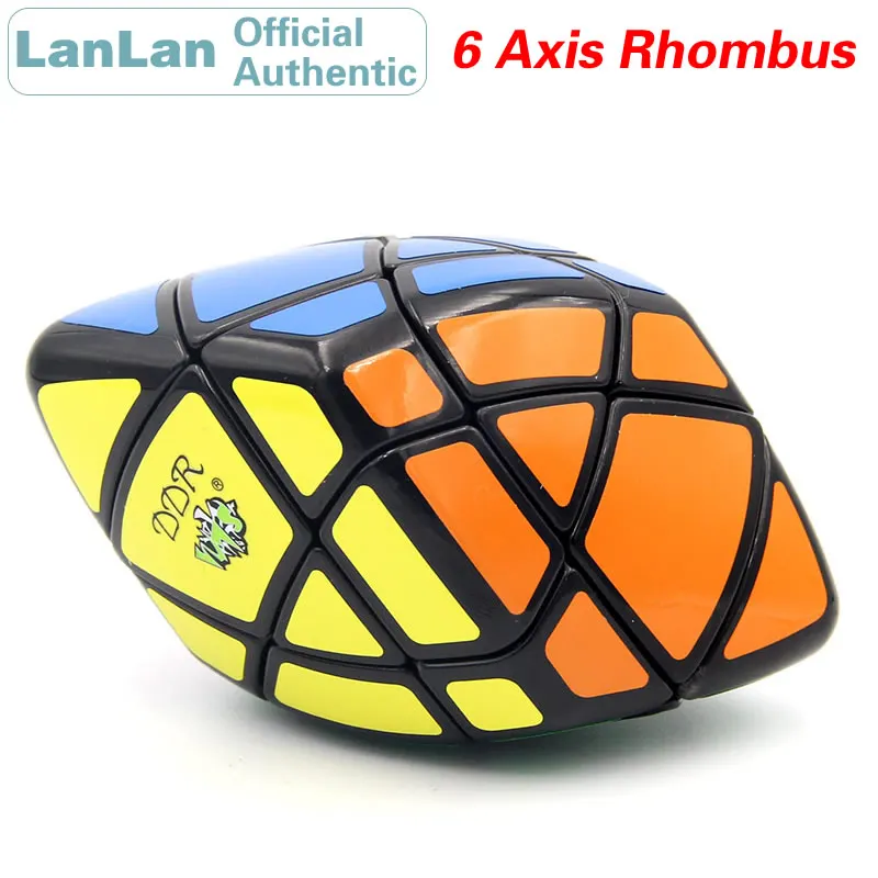 LanLan 6 Axis Rhombus Magic Cube Hexahedron Diamond Speed Puzzle Antistress Brain Teasers Educational Toys For Children