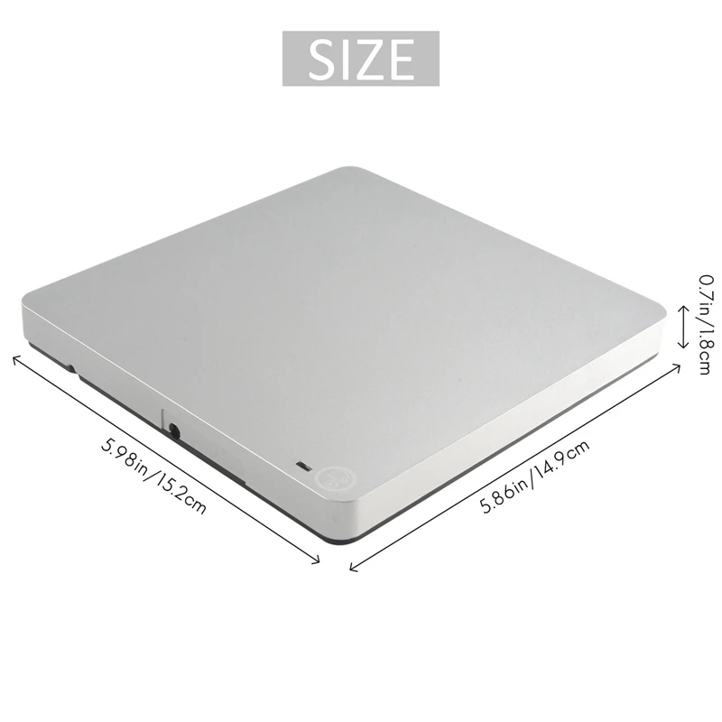 External 3D Blu Ray DVD Drive,USB 3.0 And Type-C Blu Ray CD DVD Drive Player Ultra Slim Slot-In CD DVD Burner