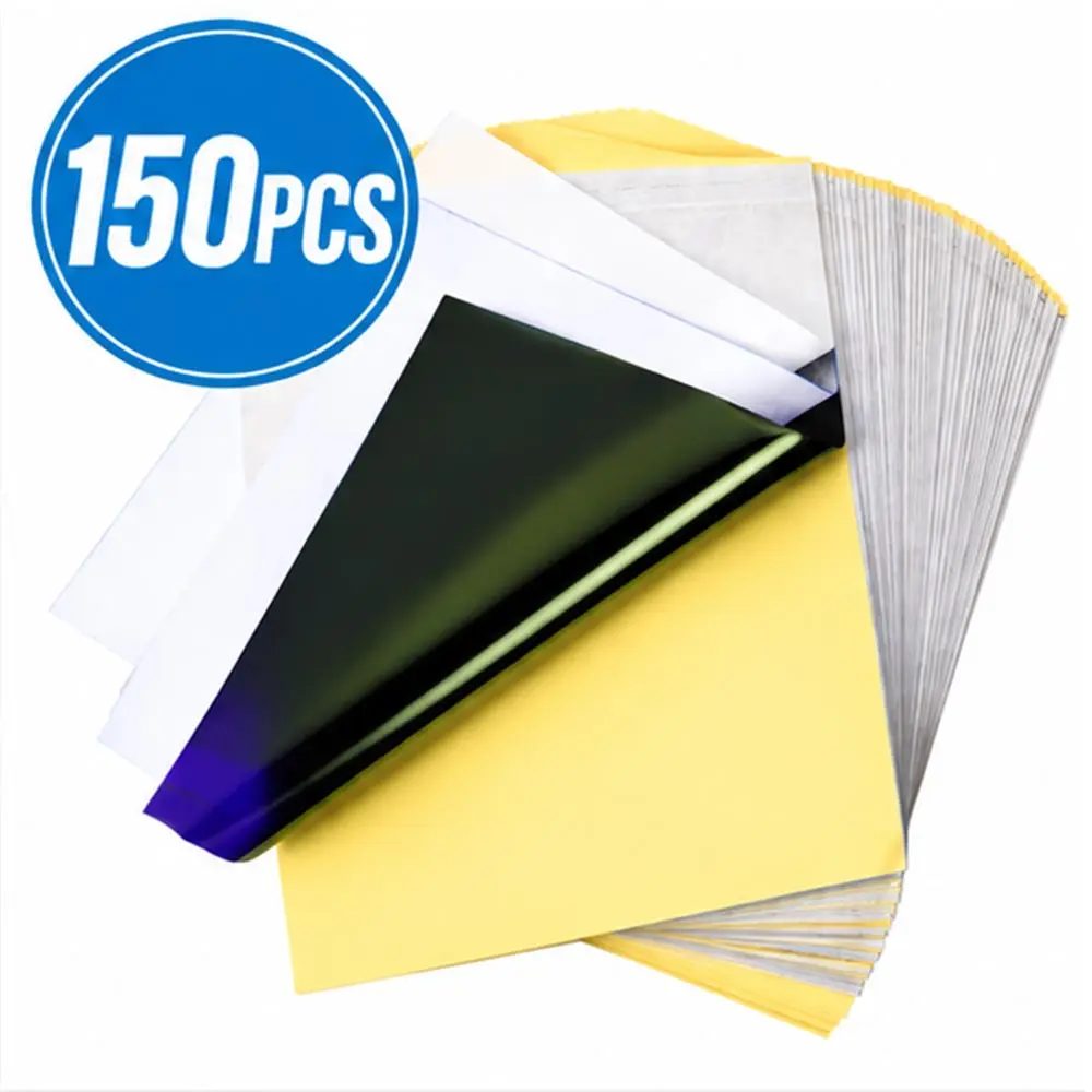 100/50/30/10/5pcs Tattoo Transfer Papier A4 Size Tattoo stencil Papier Carbon Thermisch Kopieerpapier voor Tattoo Transfer Machine
