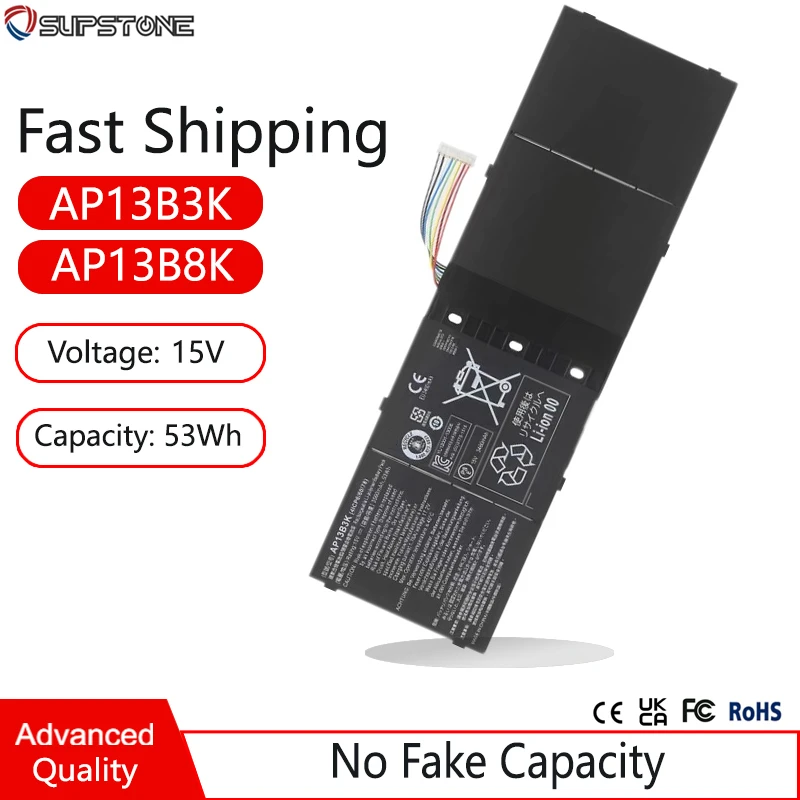 AP13B3K AP13B8K batería del ordenador portátil para Acer ZRl ZRQ ZRK ZQK ZQI ZQY Aspire V7-481G/581G/582P V5-452G/472G/473G/481P/552G R7-571G/572