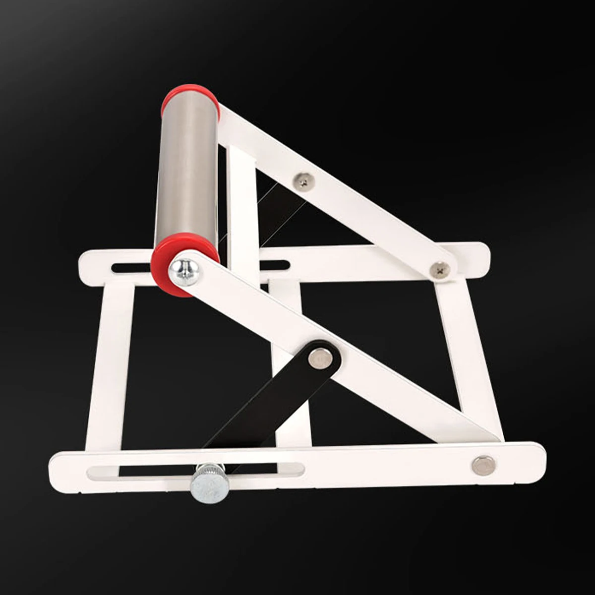 

New Stainless Steel Pallet Cutting Machine Support Bracket Liftable Roller Bracket Adjustable Size Home Work Support Stand