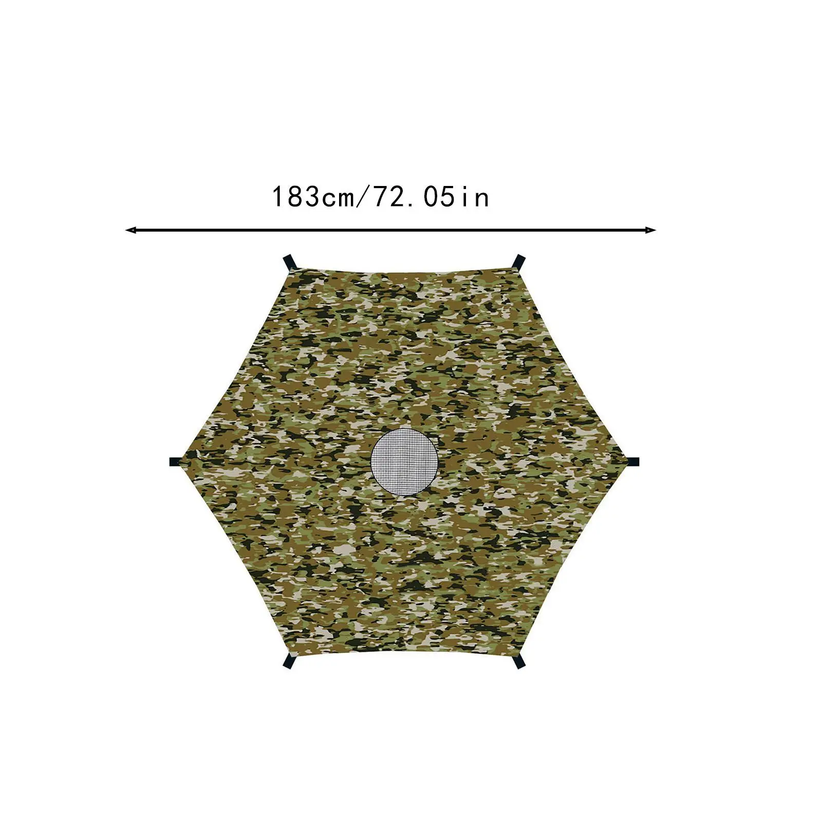 Trampoline Shade Canopy Protective Top Sunproof Oxford Cover Outdoor Shelter for Summer Backyard