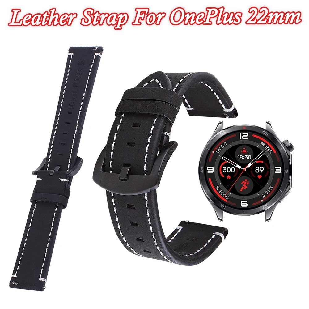 22Mm Leather Strap … - image